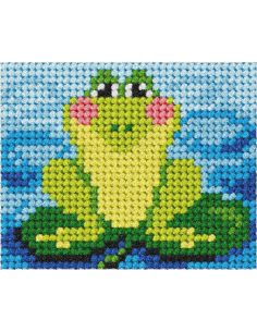 Kit canevas enfant - La grenouille