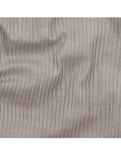 Tissu velours côtelé coton - Taupe 2