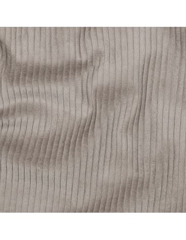 Tissu velours côtelé coton - Taupe
