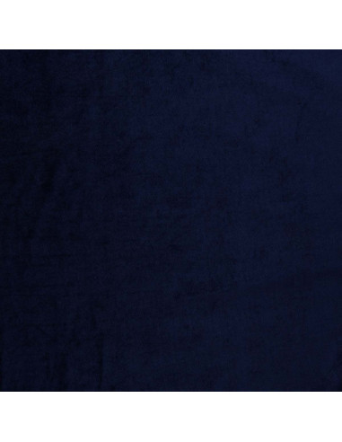 Tissu velours stretch - Bleu marine