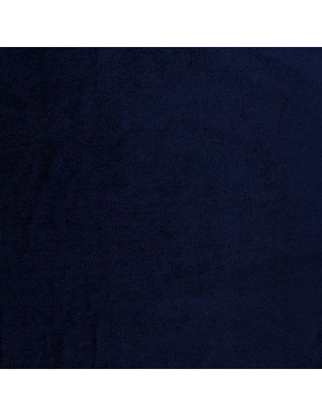 Tissu velours stretch - Bleu marine