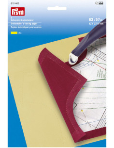 Papier à décalquer pour couture jaune