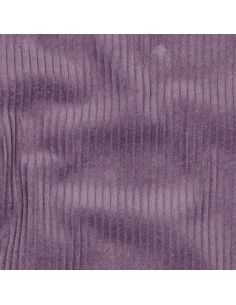 Tissu velours côtelé coton - Mauve 2