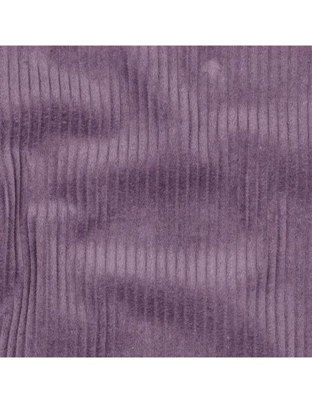 Tissu velours côtelé coton - Mauve