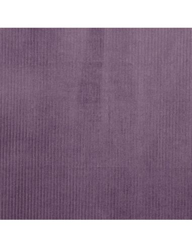 Tissu velours côtelé coton - Mauve