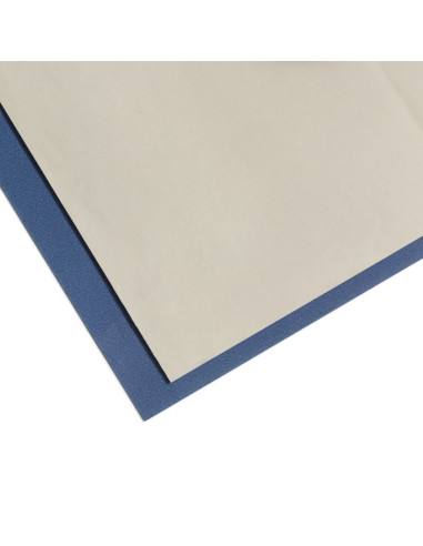 Papier carbone blanc et bleu