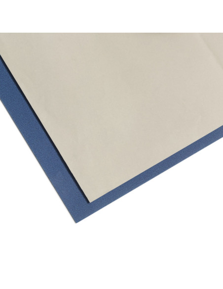 Papier carbone blanc et bleu