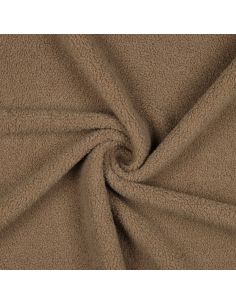 Tissu polaire Teddy double face - Mocha 2