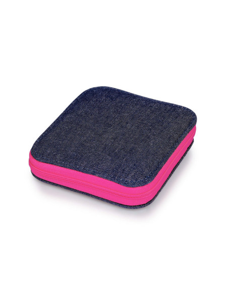 Nécessaire à couture - Jeans avec fermeture fuchsia