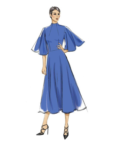 Patron de robe - Vogue 9327