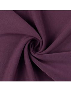 Tissu Scuba effet peau de pêche - Mauve foncé