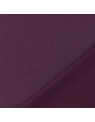 Tissu Scuba effet peau de pêche - Mauve foncé