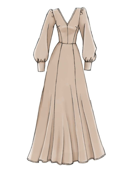 Patron de robes - Vogue 9328