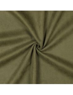 Tissu suédine stretch - Kaki clair