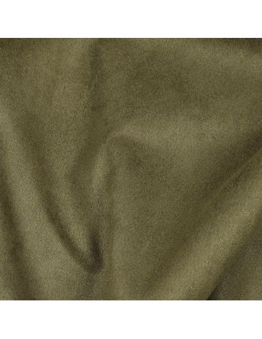 Tissu suédine stretch - Kaki clair