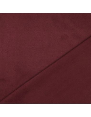 Tissu suédine stretch - Bordeaux
