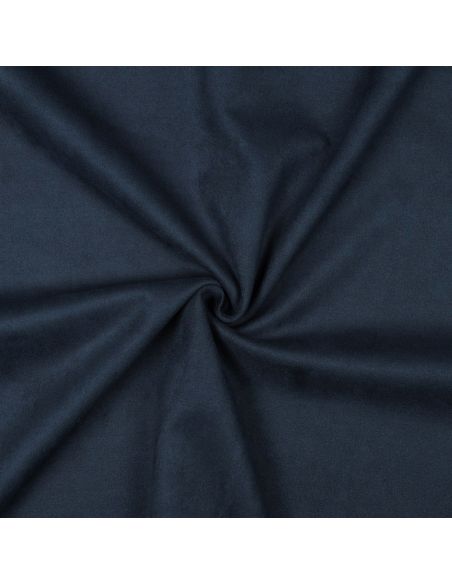 Tissu suédine stretch - Bleu marine