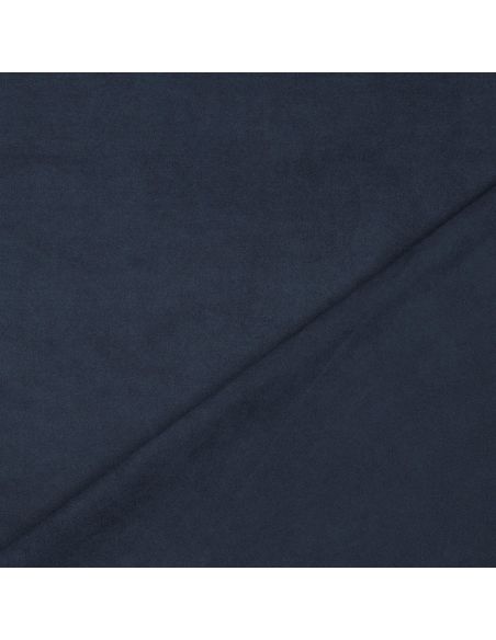 Tissu suédine stretch - Bleu marine