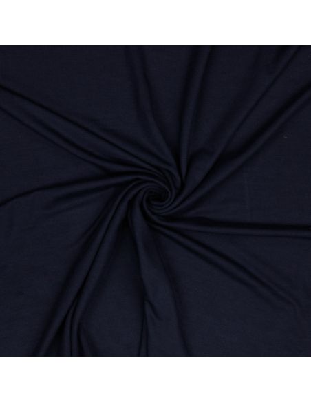 Tissu jersey tencel modal - Bleu marine