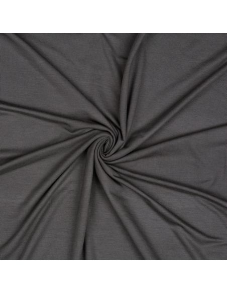 Tissu jersey tencel modal - Gris foncé