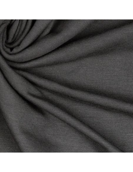 Tissu jersey tencel modal - Gris foncé