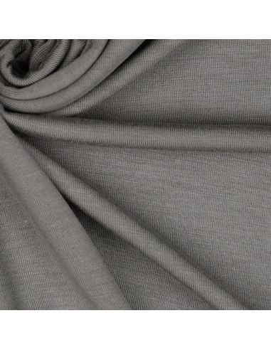 Tissu jersey tencel modal - Gris clair