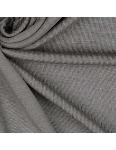 Tissu jersey tencel modal - Gris clair