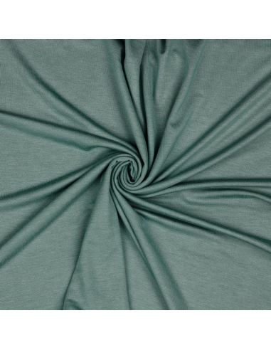 Tissu jersey tencel modal - Vert de gris