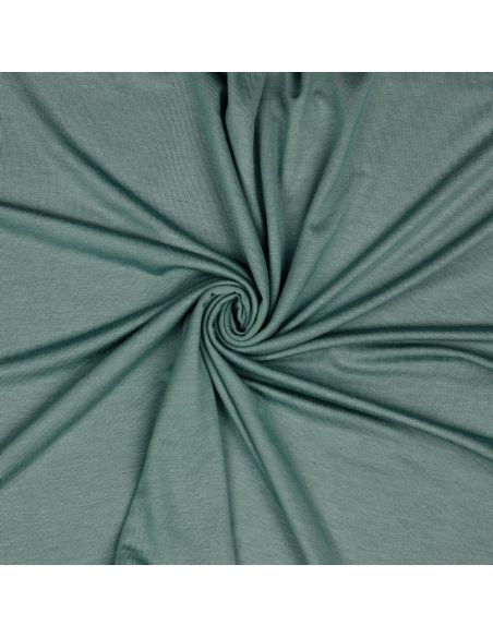 Tissu jersey tencel modal - Vert de gris