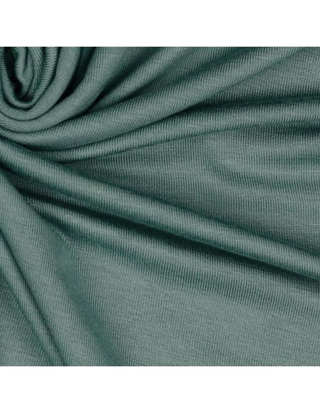 Tissu jersey tencel modal - Vert de gris