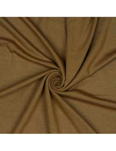Tissu jersey tencel modal - Marron clair