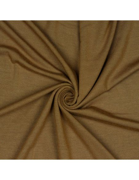 Tissu jersey tencel modal - Marron clair