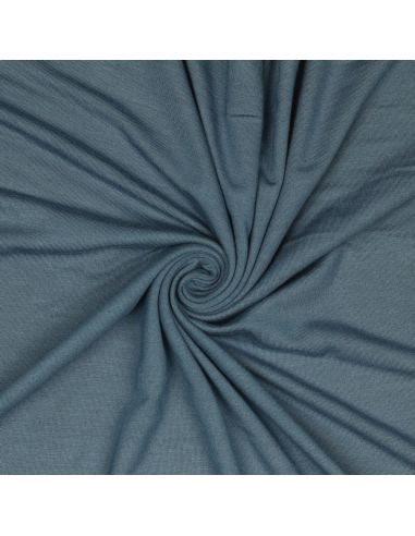 Tissu jersey tencel modal - Bleu jeans