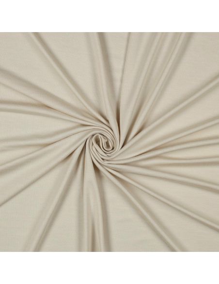 Tissu jersey tencel modal - Beige
