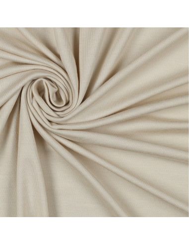 Tissu jersey tencel modal - Beige