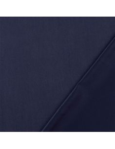 Tissu satin touché pêche - Bleu marine 2