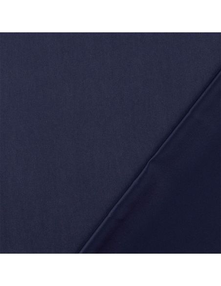 Tissu satin touché pêche - Bleu marine