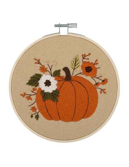 Kit broderie - Citrouille