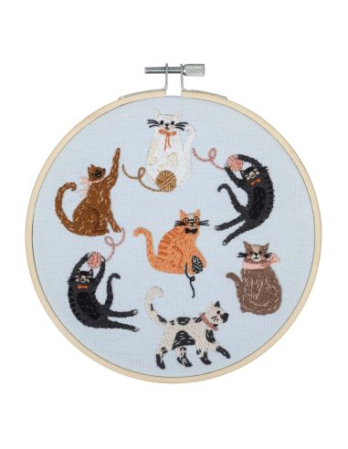 Kit broderie - Chats