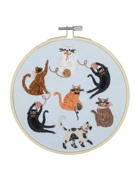 Kit broderie - Chats