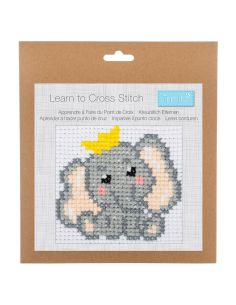 Kit point de croix compté - Éléphant