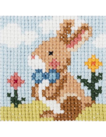 Kit point de croix compté - Lapin