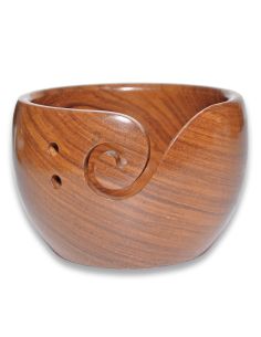 Bol pour pelote de laine en bois de shessham Durable
