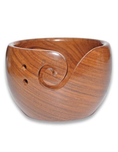 Bol pour pelote de laine en bois de shessham Durable