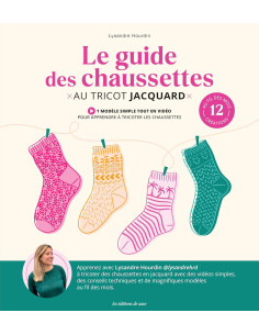 Livre le guide des chaussettes au tricot jacquard