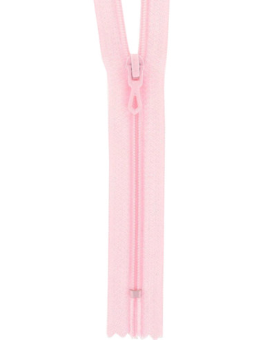 Fermeture éclair nylon - Rose