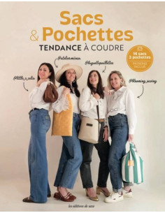 Livre sacs & pochettes tendance à coudre