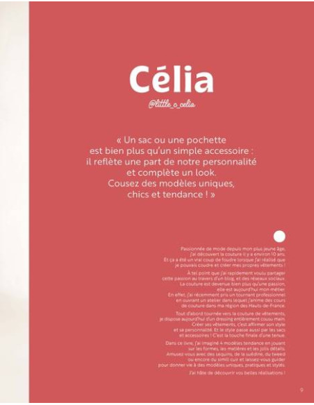 Livre sacs & pochettes tendance à coudre