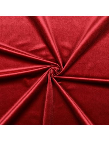 Tissu velours luxe d'ameublement - Bordeaux