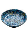 Coupelle aimantée pour aiguilles et épingles - Collection fleurs bleues